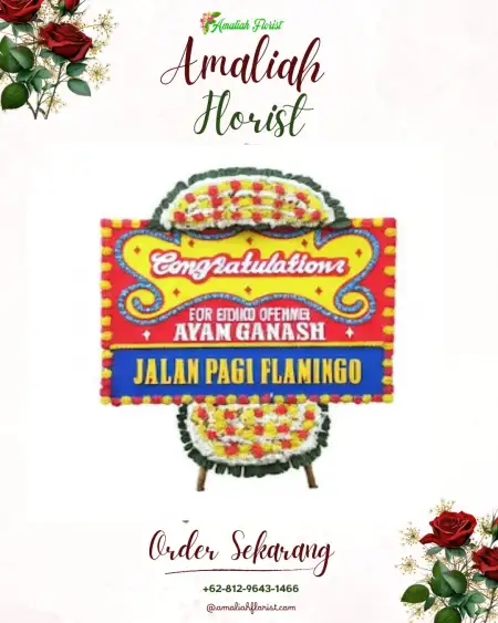 Sewa Papan Bunga Sky Ballroom Santika Mega City Bekasi